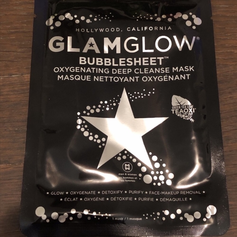 GLAMGLOW Bubblesheet Oxygenating Deep Cleanse Mask - Picture 2 of 3